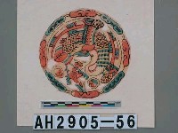 藏品(天公燈座用彩紙—圓鶴)的圖片